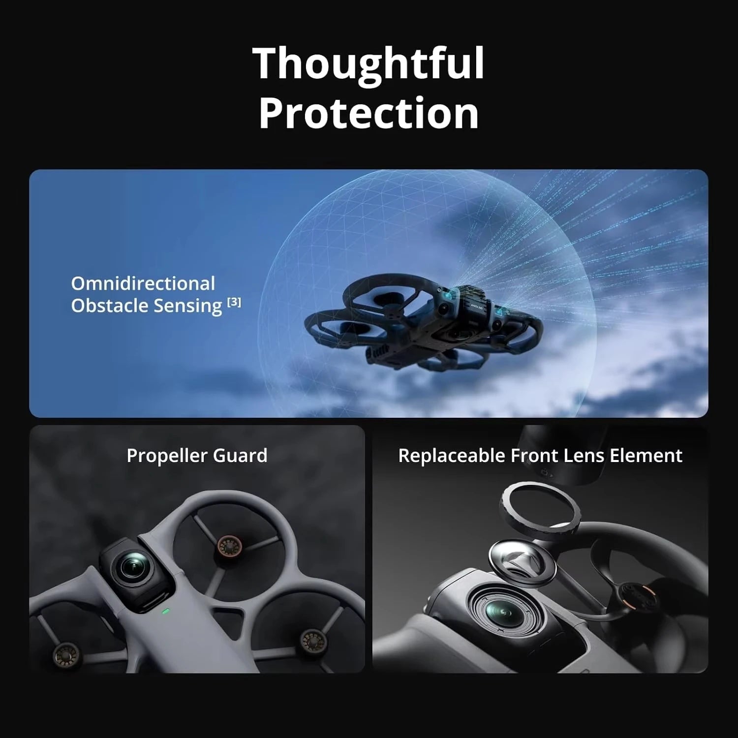 DJI Avata 360 360° Panoramic FPV Drone With Camera & Optional Accessories Drones 4K Professional 8K HDR Video 1-Inch Sensor All-Round Obstacle Avoidance