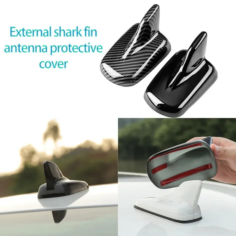 For Audi A4 A5 2017 2018 2019 2020 Q5 2017 2018 2019 2020 2021 2022 2023 2024 Exterior Shark Fin Antenna Cover Protective Cap