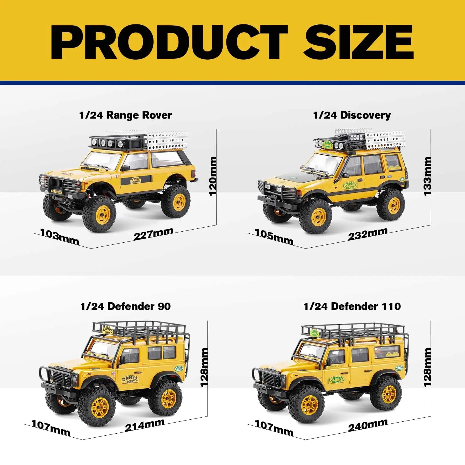FMSfcx24m Family Climbing Car Professional RC Simulation Electric Remote Control Climbing Off-road Vehicle Model Boy Kid GIft
