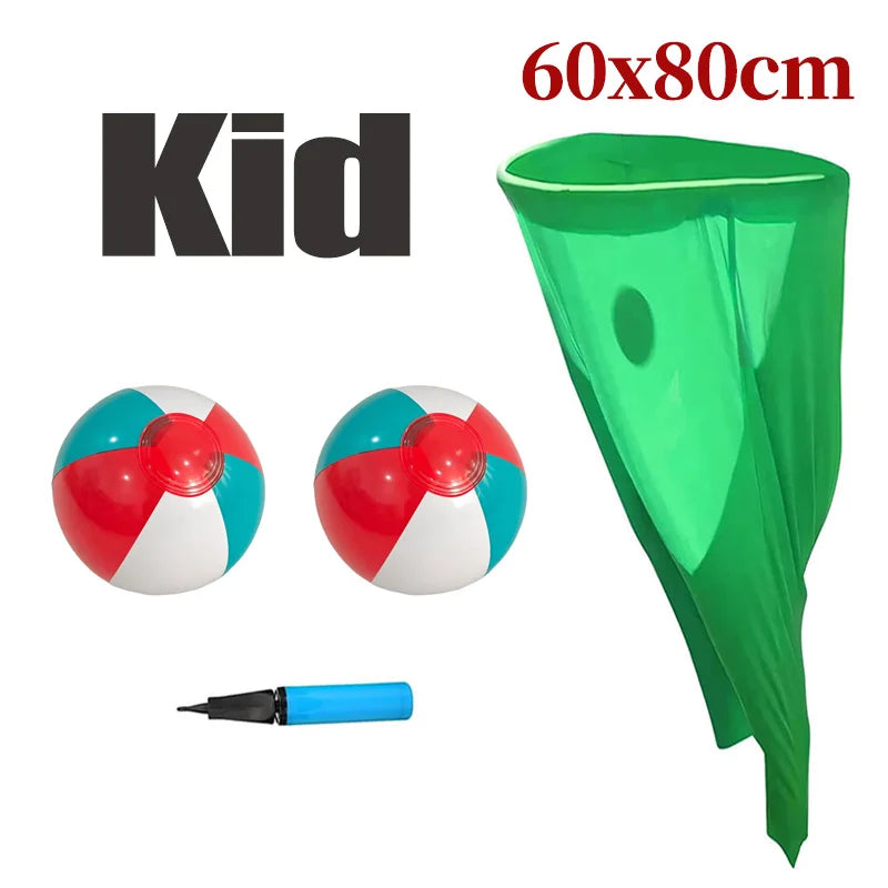 Granny Pants Yard Game Toy with Bouncy Ball Pump Fun Party Family Reunion Outdoor Props Tossing Sport Games for Adults Kids