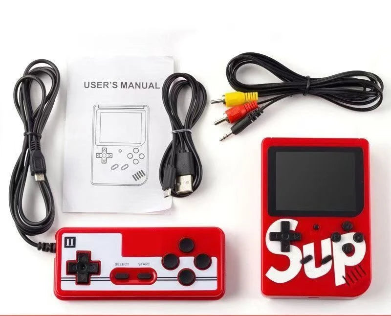 Retro Classic Games Kids Handheld Mini Game Console 400 Games,Rechargeable,Connectable with TV,Doubles,Party Kids Adult Toys