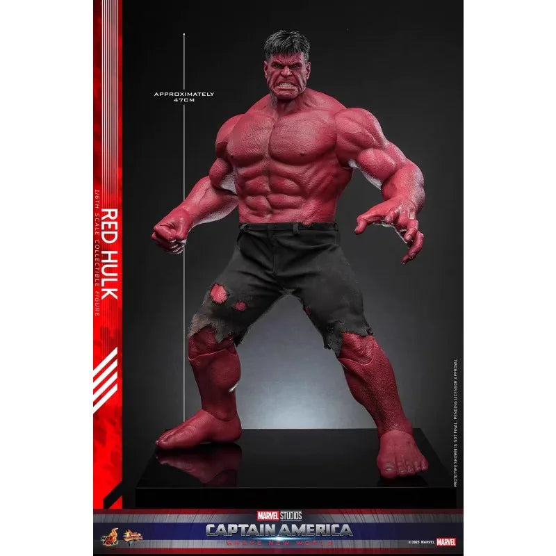 Original HT Marvel Legends Series MMS797 CAPTAIN AMERICA BRAVE NEW WORLD RED HULK Action Figure Model Gift