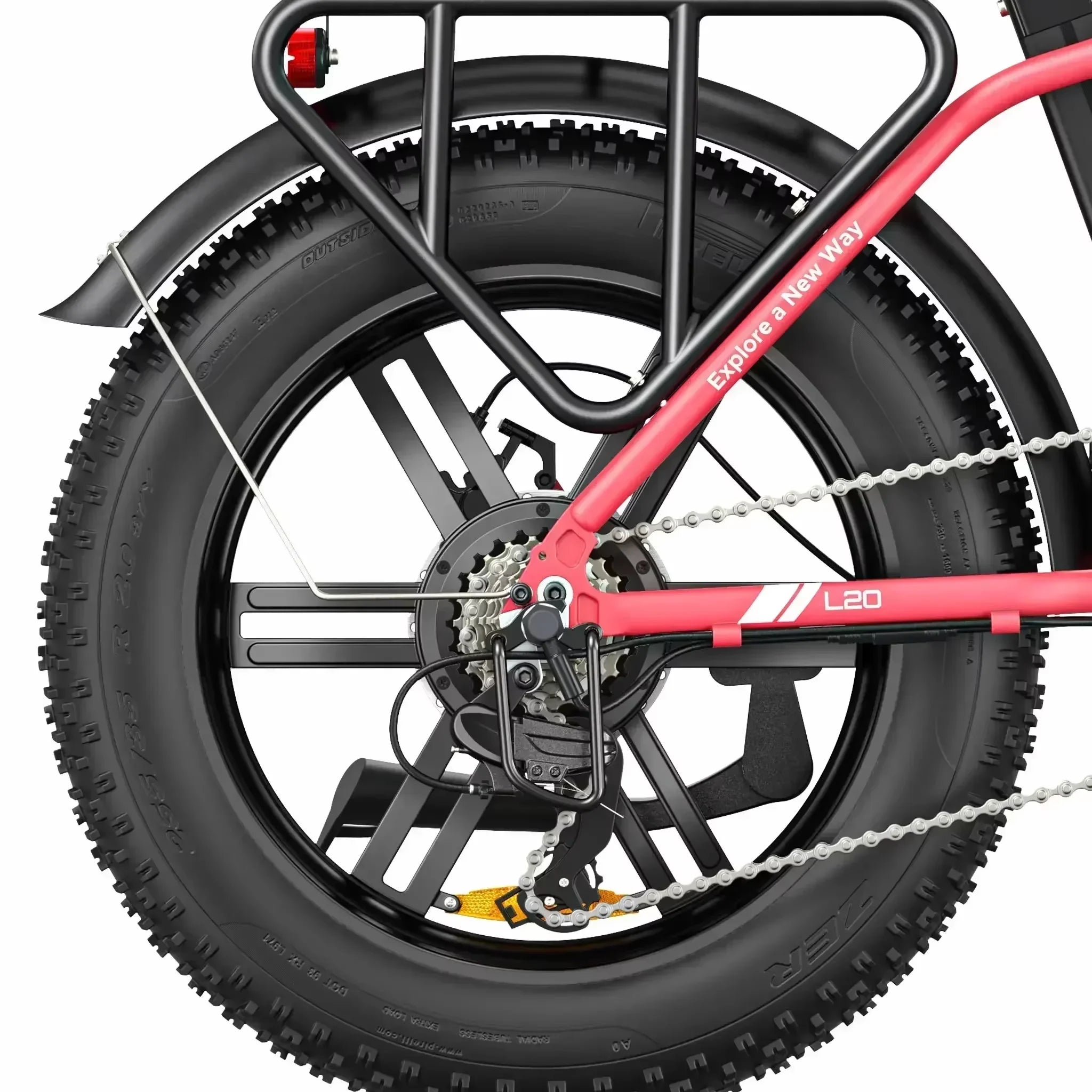 Electric Bicycle ENGWE L20 250W 48V 13AH Motor Battery 20*4.0inch Fat Tire Ebike 140km Mileage Adult Mountain City Electric Bike