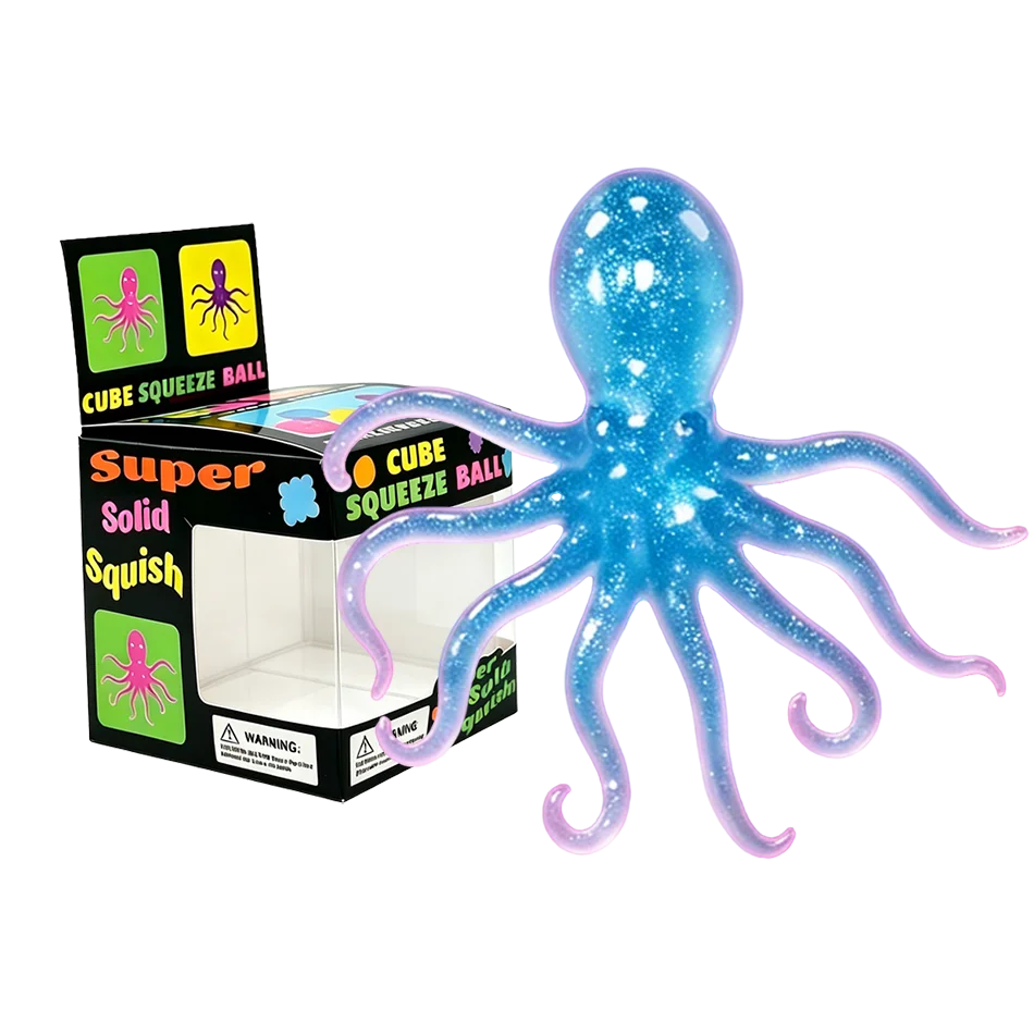 New Jellyfish Squishy Kneading Music Adult Stress Relief Squeeze Sensory Toys Decompression Simulation Jellyfish Party Gift