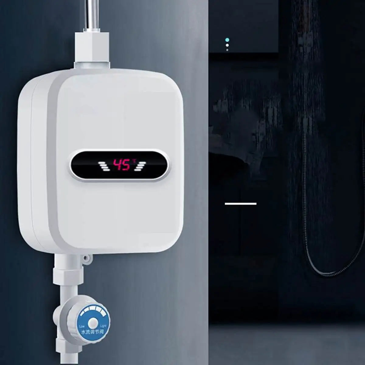 EU/US Plug 3500W Electric Thankless Mini Instant Hot Water Heater 220/110V bathroom Faucet Tap Heating 3 Seconds Instant Heating