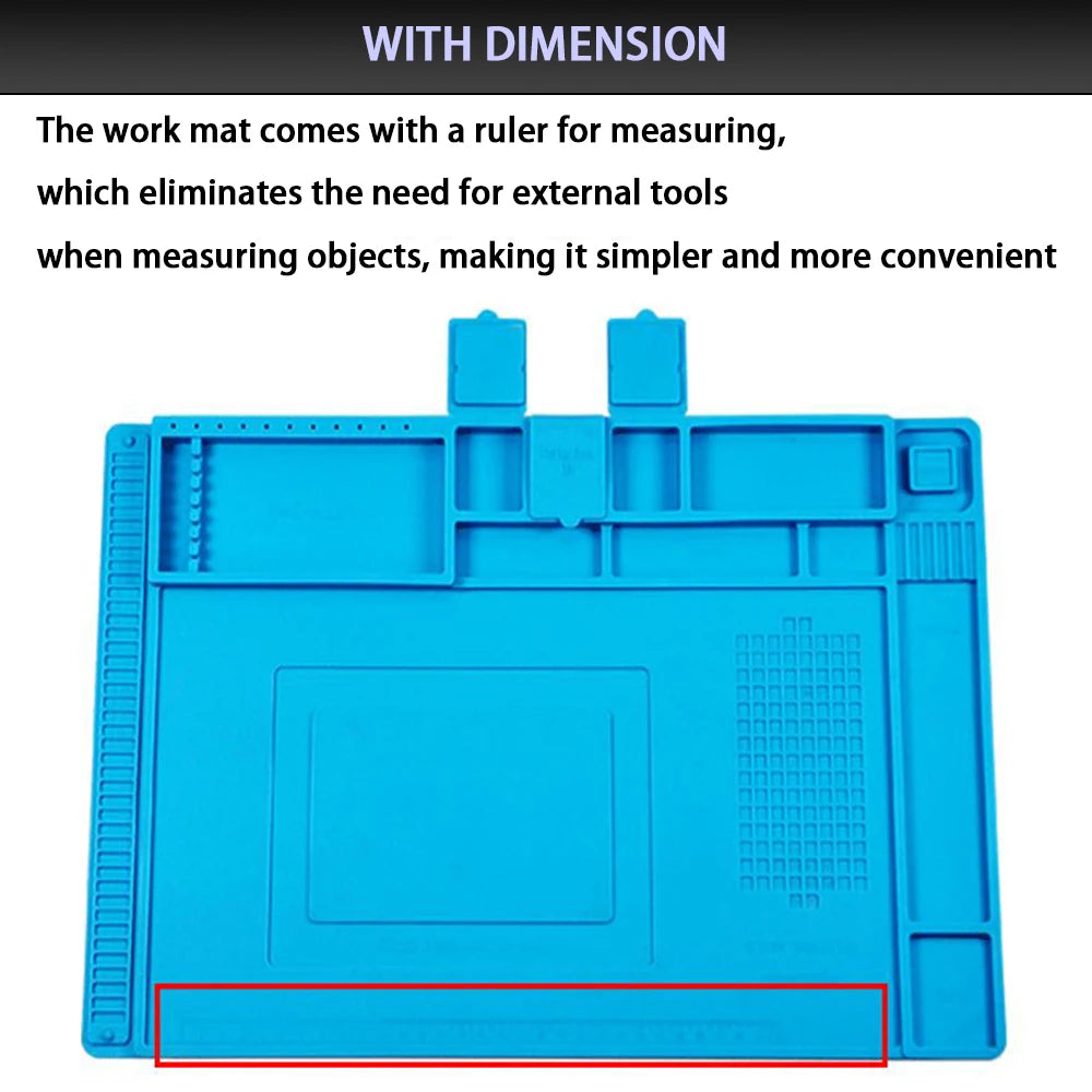 Silicone Heat Insulation Pad Remove solder pad ESD AntistaticHigh temperature resistance Phone Motherboard Repair Working Pad