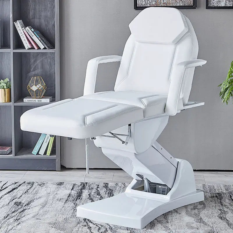 Electric Height Adjustable Massage Table Metal Frame Synthetic Leather Spa Treatment Bed For Beauty Salon Tattoo Studio