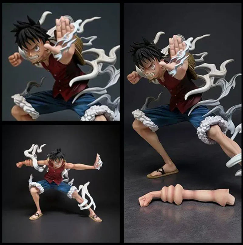 One Piece Monkey D Luffy Gear 2 Action Figure Anime Collectible Model Desktop Decoration Gaming Case Ornament For Anime Fans