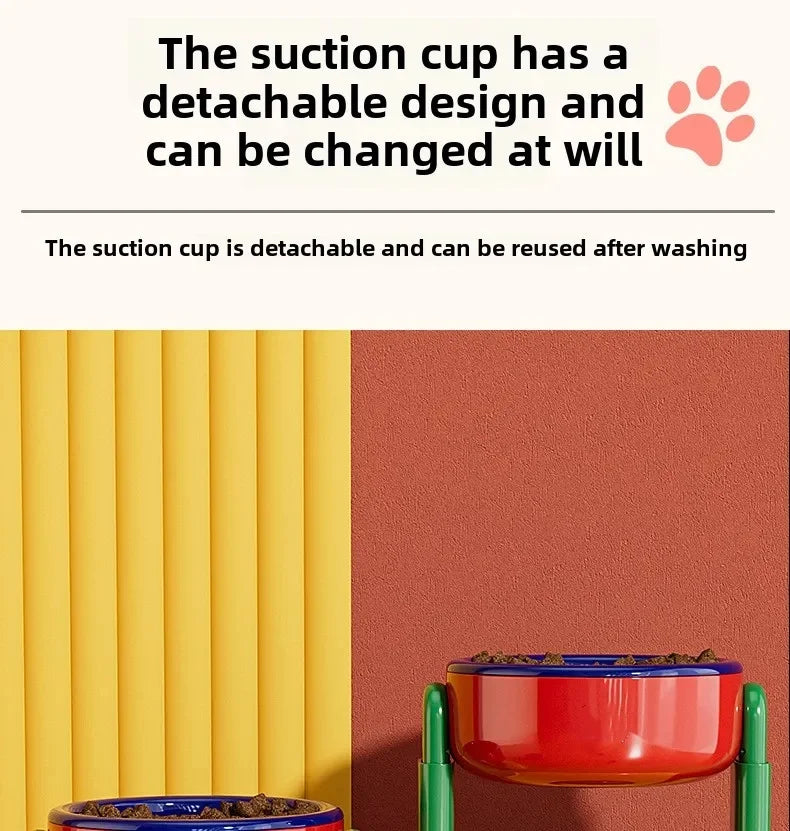 Make mealtime fun and healthy with these foldable slow-feed double pet bowls featuring 3 adjustable heights—perfect for every furry friend!