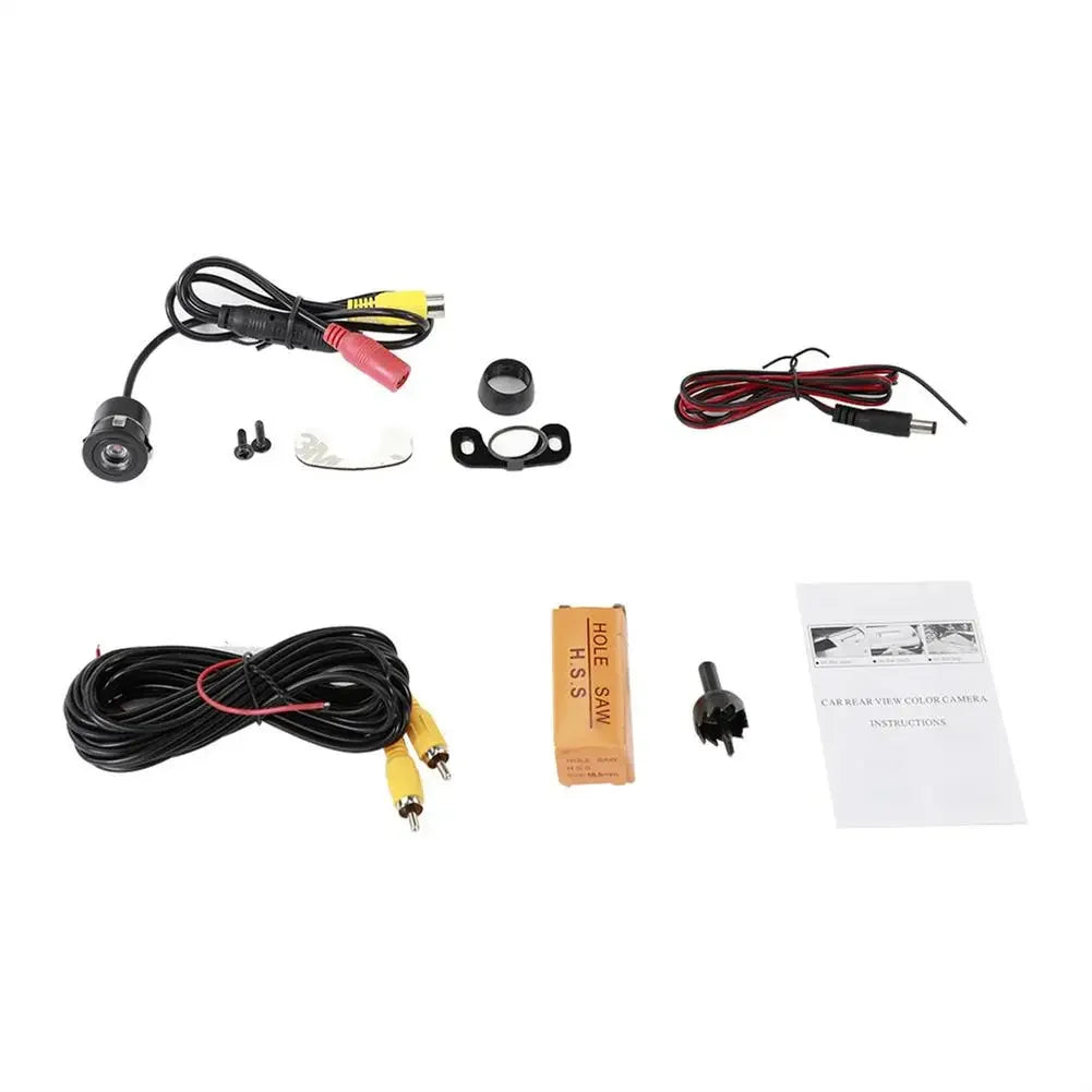 Car Rear Reverse Camera Rearview 170degree Car Infrared Auto Night Vision Waterproof Parking Reversing HD Image Sensor Rear View