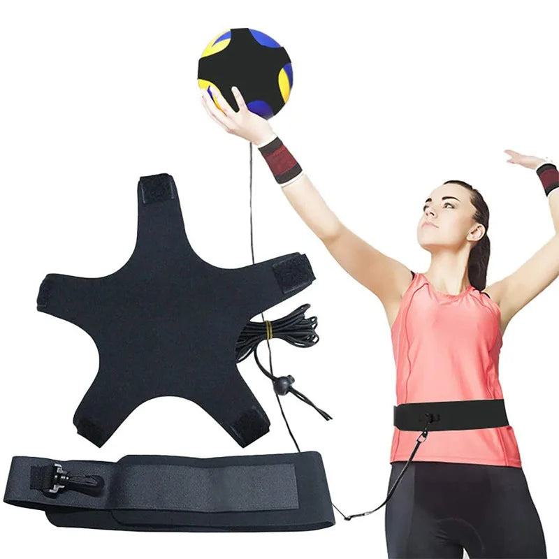 Rebound Design Football Training Belt Soccer Ball Kicking Trainer Portable For Adults Kids Ball Control Skill Training Equipment