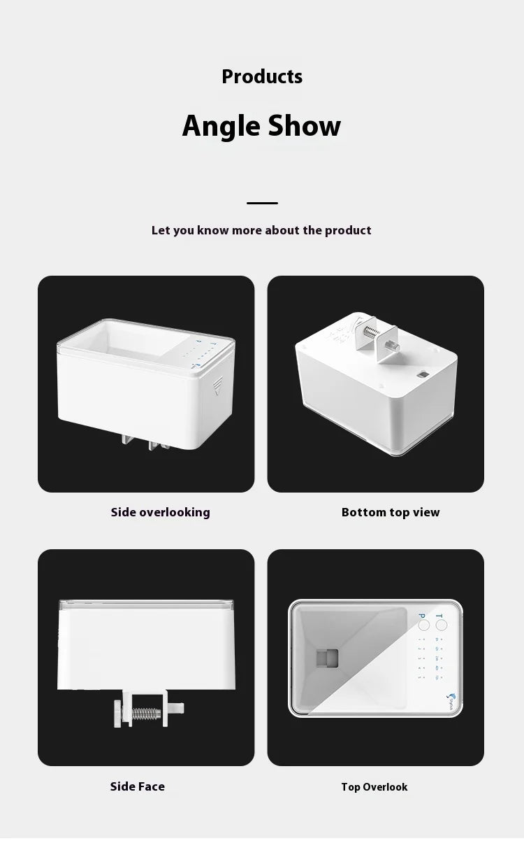 LED Aquarium Digital Fish Tank 70ml Intelligent Digital Automatic Fishes Feeder with Timer Pet Feeding Fish Food Dispenser Food