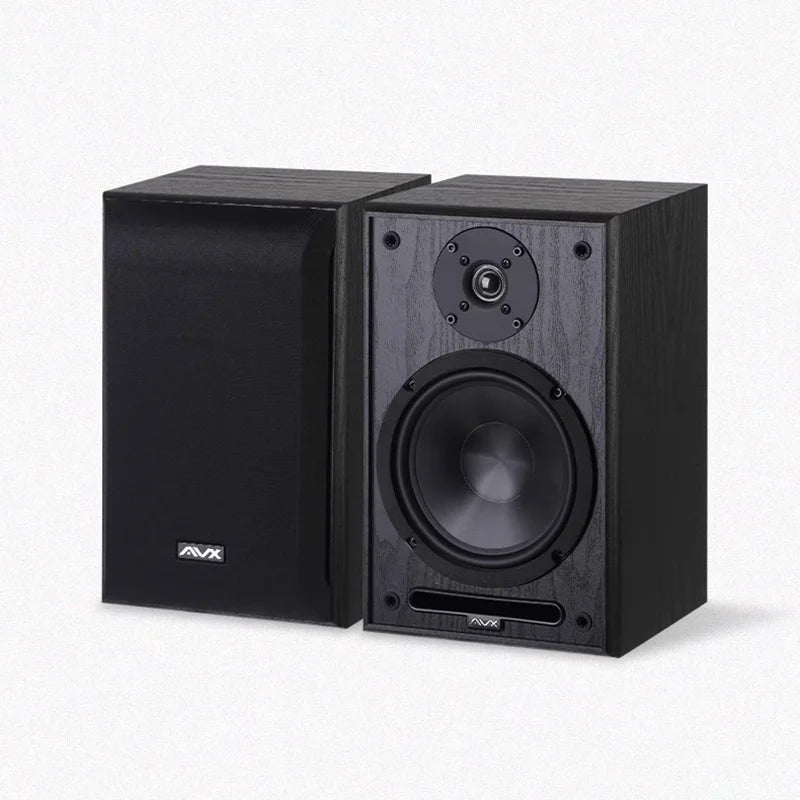Household 6.5 Inch Bookshelf Speaker 100W*2 Output Power 2 Way HIFI Passive Speaker 2.0 Stereo 1 Inch Silk Film Dome Tweeter