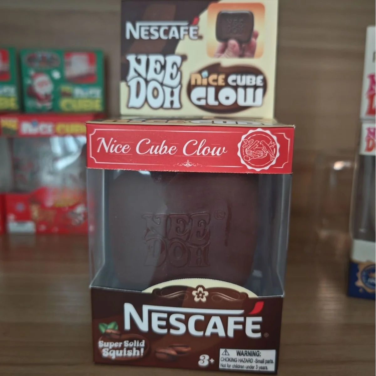 2026 New Needoh Luminous Milk Coffee Cube Relief Office Relaxation Commemorate Gifts For Adults Squishy Fidget Sensory