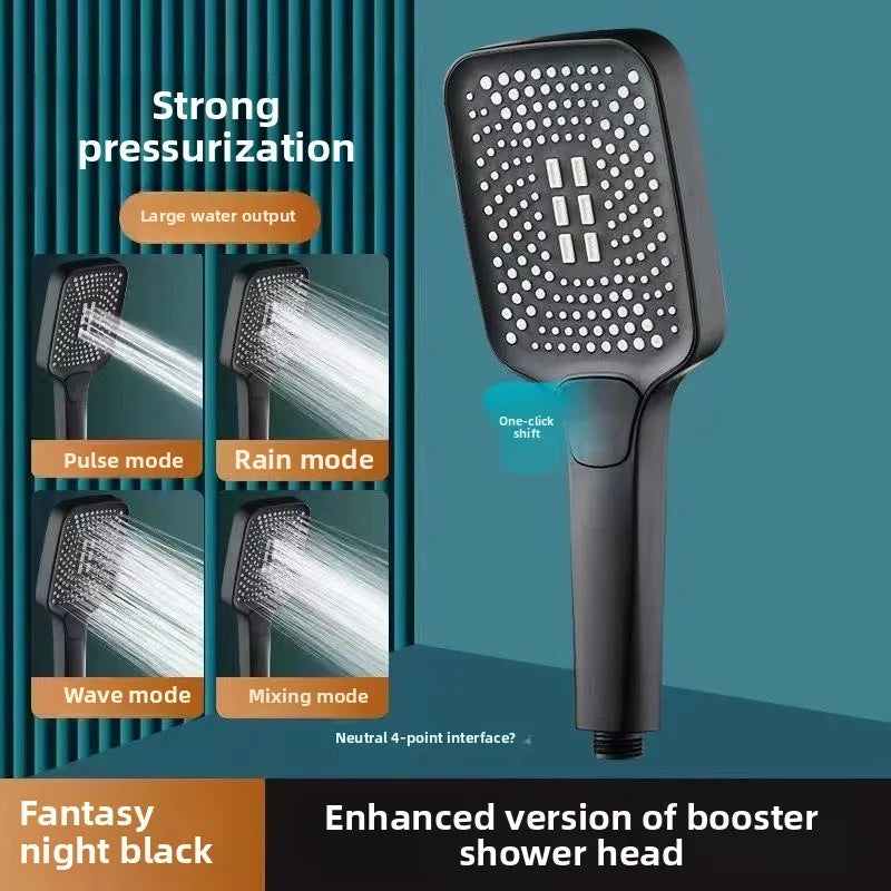 Adjustable Shower Head 3 Mode Rainfall Shower