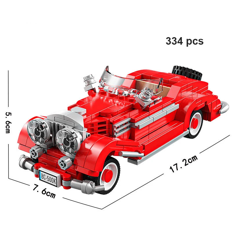 Technical Car Speed Racing Building Blocks Bricks Sets Sports Car MOC Garage City Vehicle Creative Toys For Kids