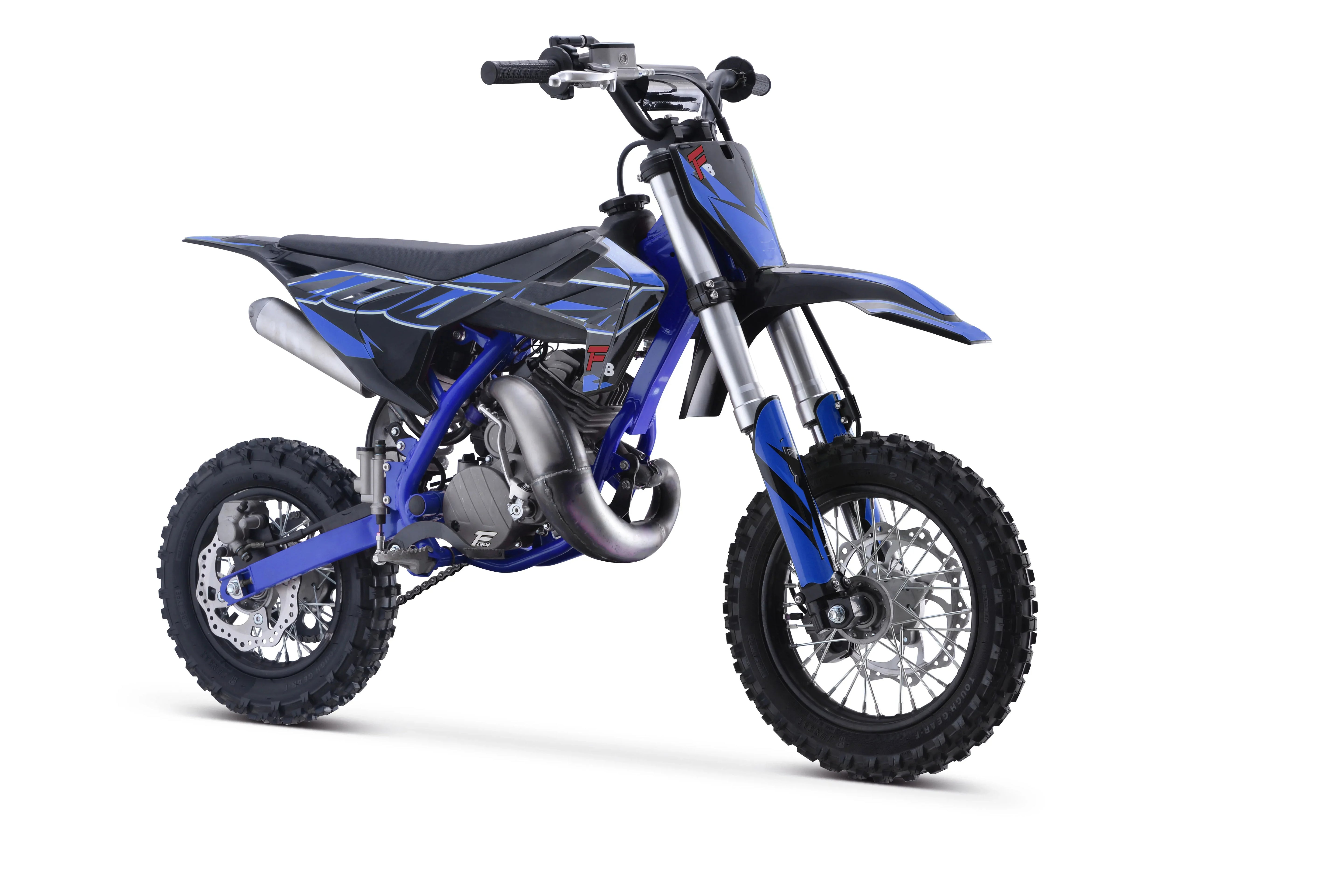 Perfect for young riders, this 50cc 2-stroke mini dirt bike features electric start and off-road capability—ideal as a pit bike for kids ready for adventure!