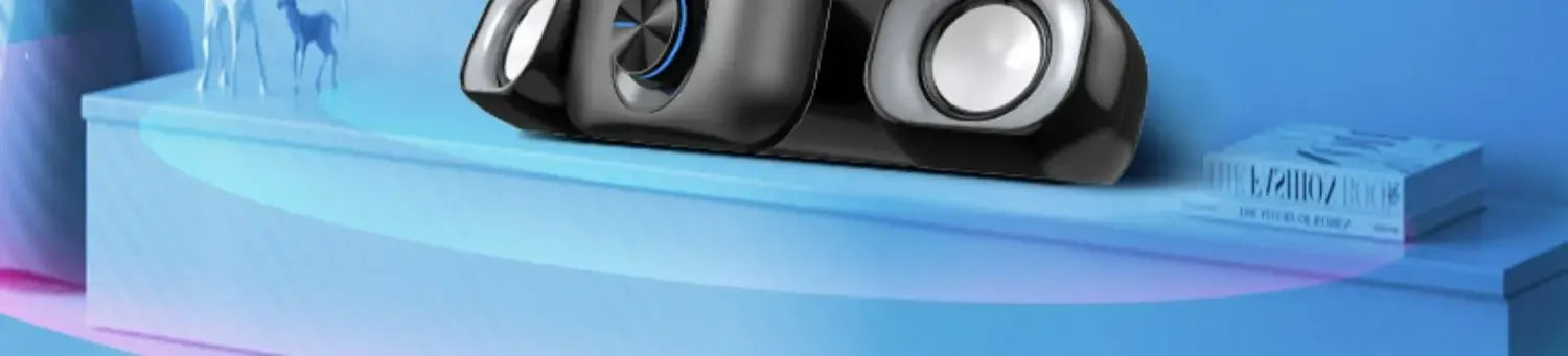 High Quality Desktop Computer Game Speakers Stereo Subwoofer Audio HP Home Laptop 2.1 Wired Multifunctional Computer Loudspeaker