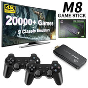 Video Game Console Built-in 20000 Games Wireless Controller TV Game Stick 4K