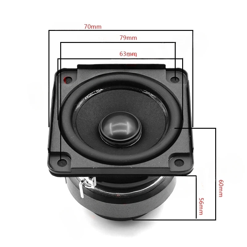 SOTAMIA 1Pcs 2.75 Inch Full Range Speaker 4 Ohm 30W HIFI Speaker Sound Music Home Audio Loudspeaker for Bose Companion 20