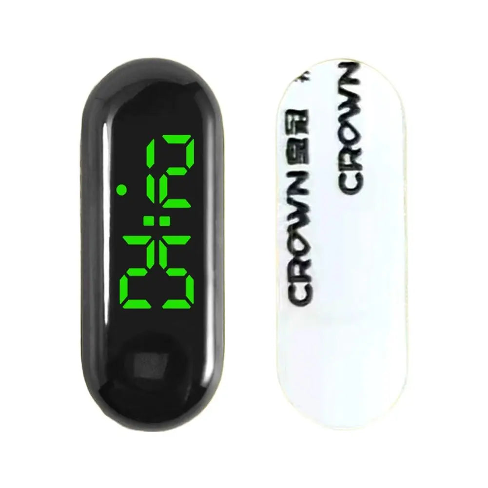 Luminous Motorcycle Car Clock Auto Internal Stick-On Mini Sport Waterproof Watch Mechanics Led Clocks Auto Ornament Accessories