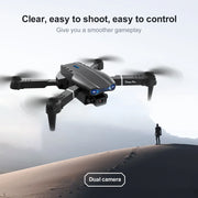 ZNLYRION Dual Camera FPV Drone Optical Flow Hover Foldable RC Quadcopter APP Path Flight Beginner Drone Toy
