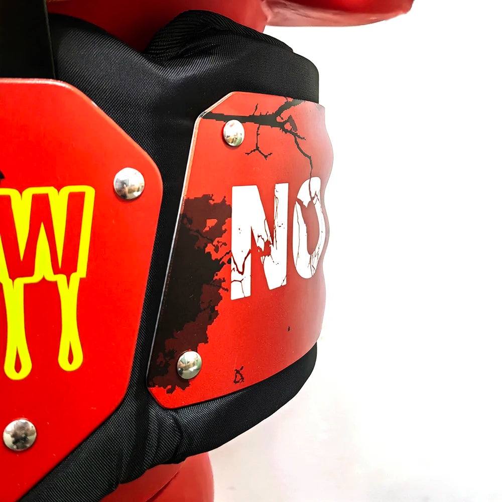 American Football QB Rib Protectors Rugby Waist Wrap Around Protector with Backplates for Adult Youth