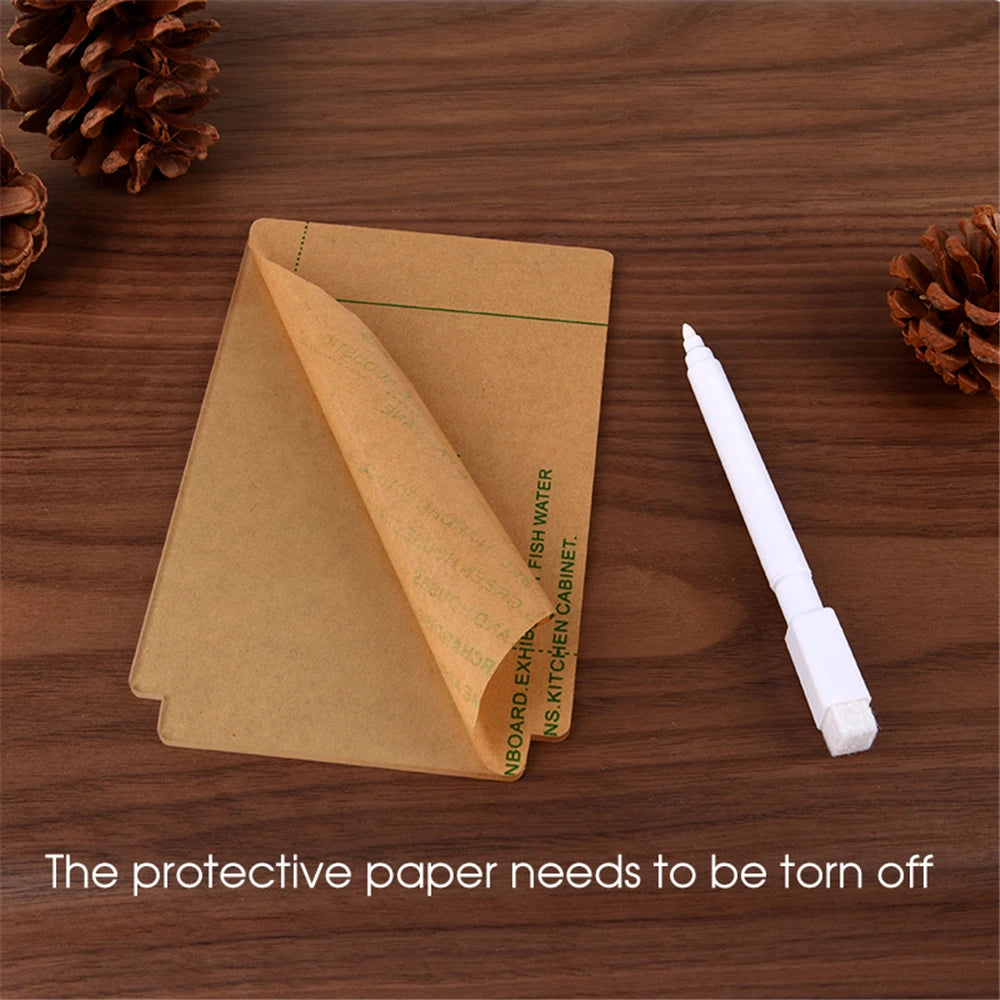 Brighten your space with this transparent LED night light—USB-powered luminous acrylic design doubles as an erasable message board and calendar, perfect for your desk or décor!