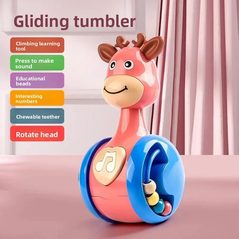 Tumbler Wobbler Toys for Infant Boy Girl - Perfect for Learning To Climb & Early Education! Roly Poly Baby Toys 6 To 12 Months