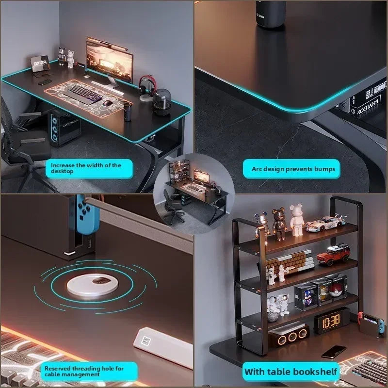 Modern Household GoodsComputer Desk Desktop Simple E-sports Table And Chair Household Desk Student Writing Desk