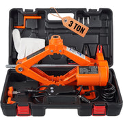 SucceBuy Electric Car Jack, 3/5 Ton Scissor/Hydraulic Jack, 12V Electric Automatic Jack Portable Car Jack for Truck Tire Change