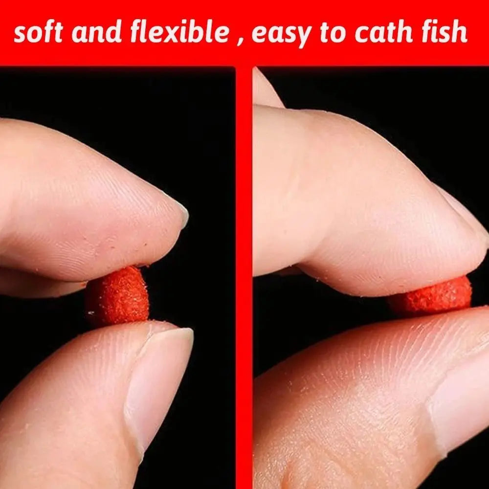 330PCS 4mm 120PCS 6mm Concentrated Fishing Lure Crankbaits Hooks Pop Ups Bait Fish Food Worm Smell Artificial Fishing Attractant