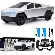1:24 Pickup Remote Control Car, 4WD Off-Road RC Truck Toy,27MHz Wireless Remote Car with LED Lights,Birthday Gift for Boys Kids