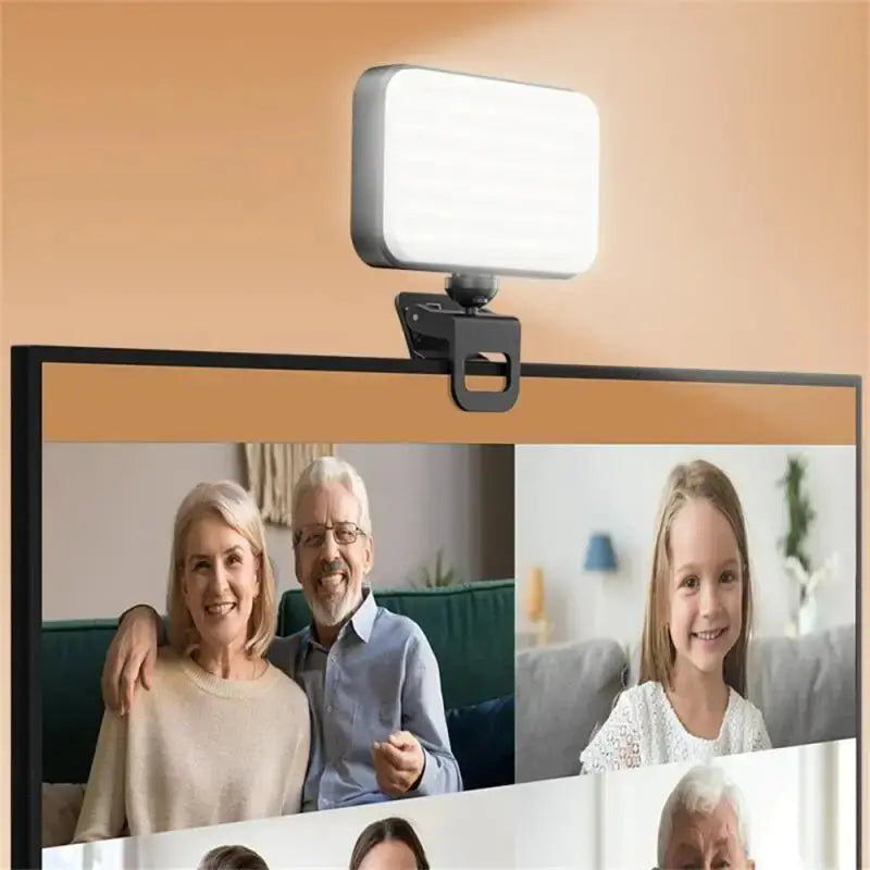 Pocket LED Selfie Light For IPhone IPad Mobile Phone Laptop Clip Flash Fill Video Photo Ringlight Photography Lamp
