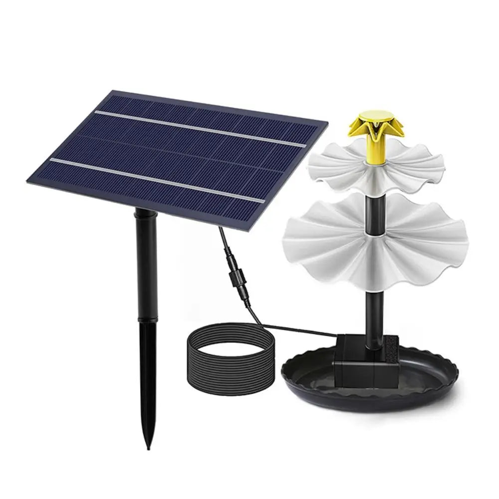 Fish Tank DIY Solar Fountain Pump With Water Pump With Spray Heads Water Sprinkler Sprayer Solar Panel Solar Panel Fountain Pond