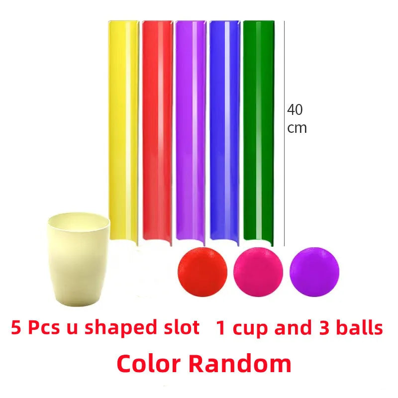 Pipeline Rolling Ball Challenge Adult Team Building Children's Sensory Integration Training Toys Ball Sports Party Outdoor Toys