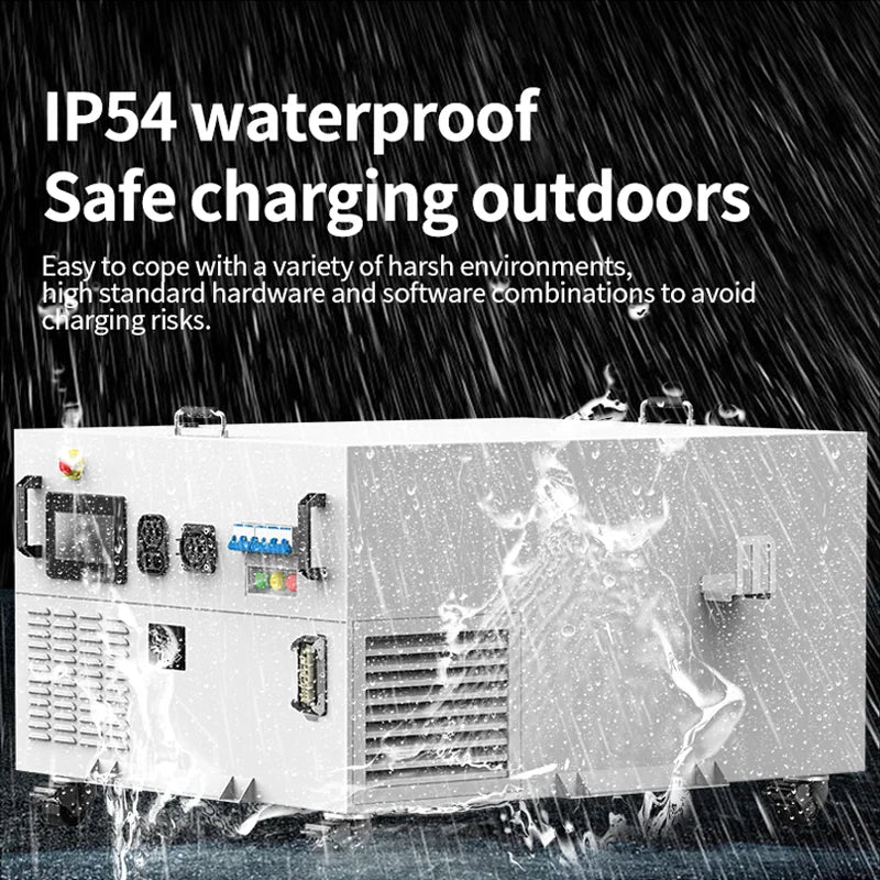Direct Sale IP54 Mobile Battery Storage Power Bank EV Charger GBT 40kW 40kWh Power Bank for EV Car customize