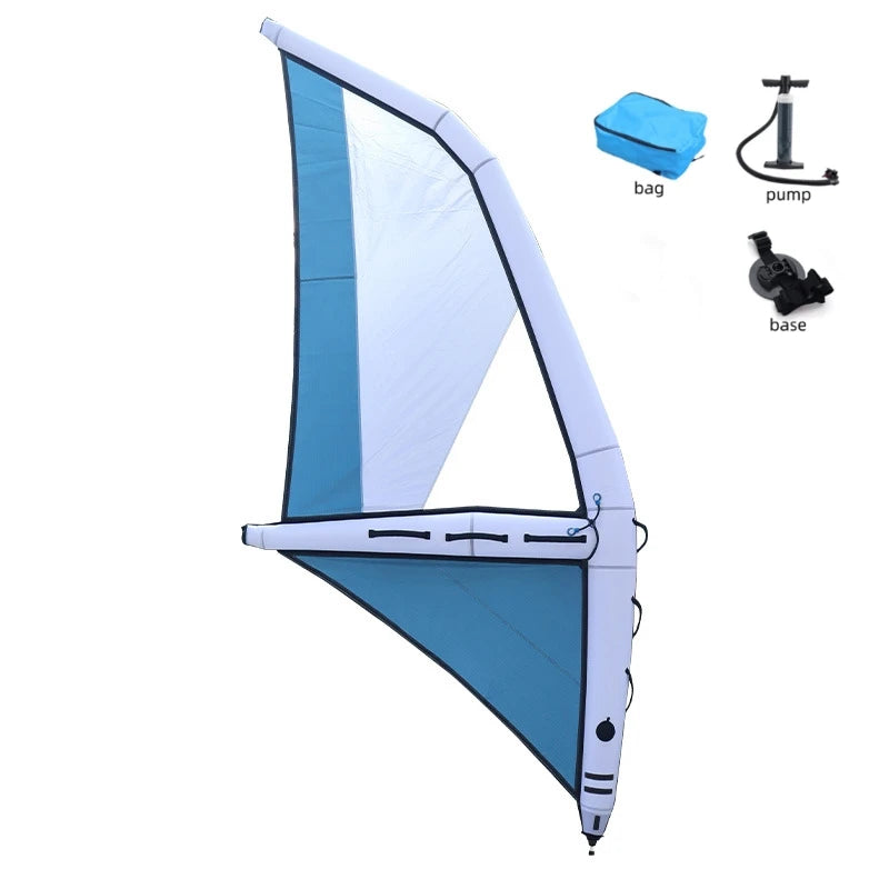 Inflatable Surfing Paddle Board with Handheld Wind Sails Kite Boards for Water Sliding Wind Wings Surfing Gear