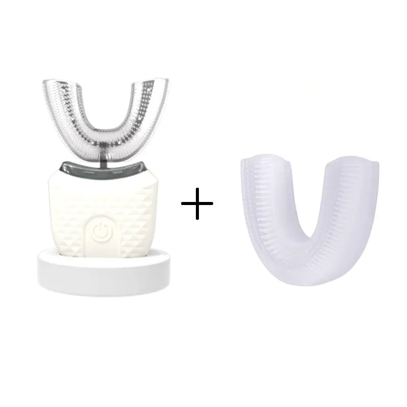 Achieve a superior clean with this electric U-shaped toothbrush for adults—automatic, USB rechargeable, and designed for convenience and effective brushing!