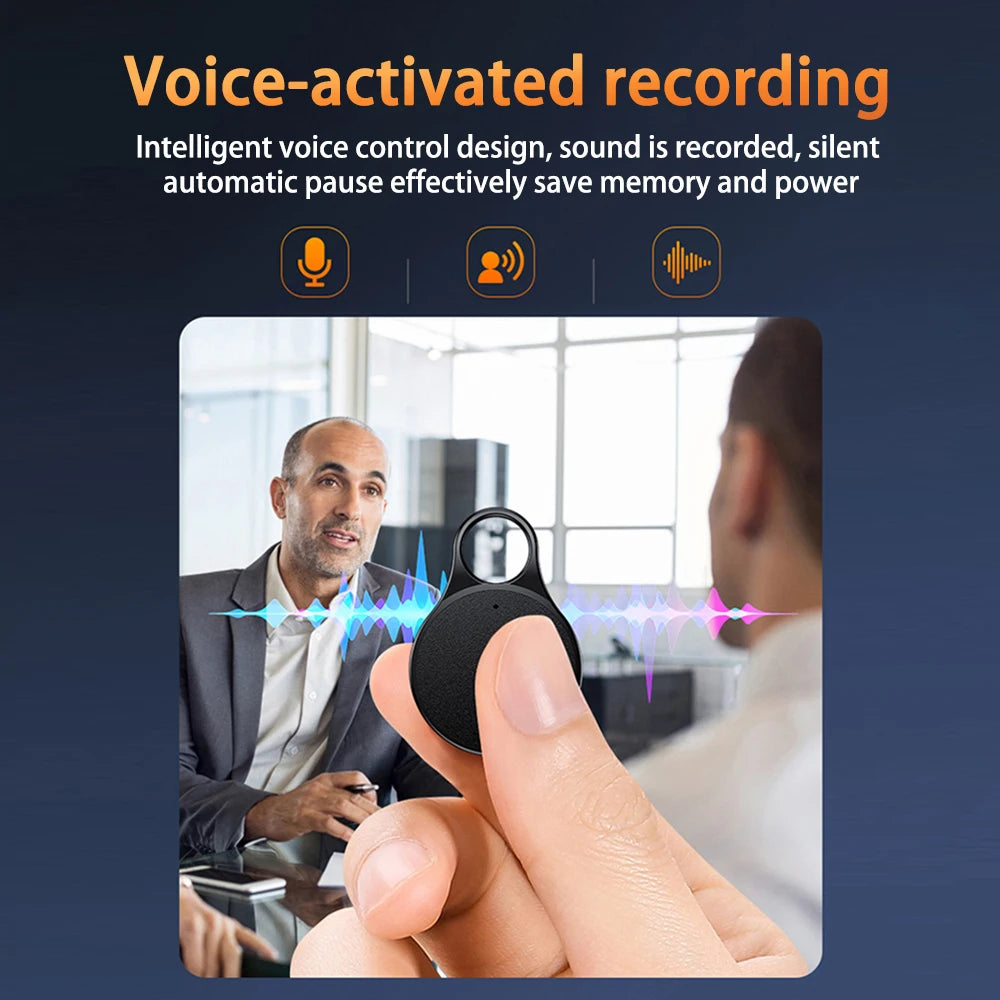 Capture important moments discreetly with this mini voice recorder pendant—small, stylish, and ready when you are!