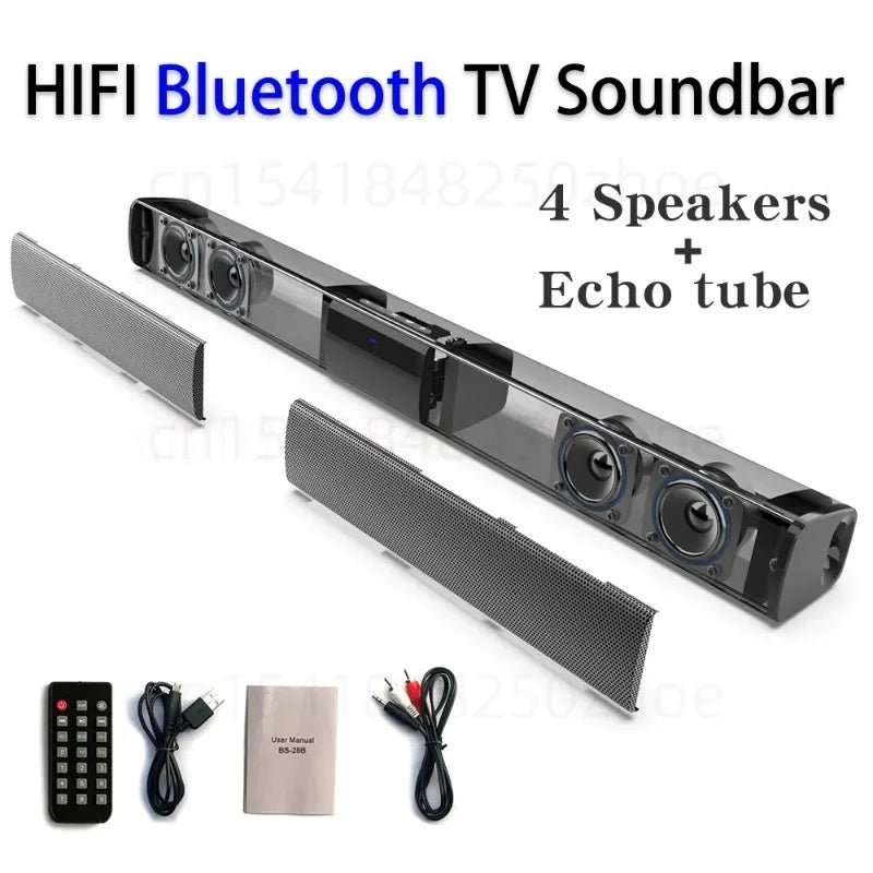 Bluetooth Speaker Super Powerful Sound Bar Portable Wireless Surround Stereo Home TV Sound Box Subwoofer FM Radio Home Theater