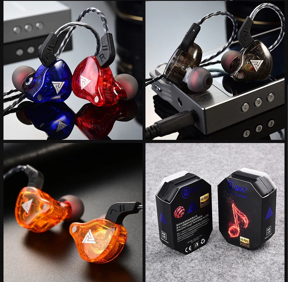 Experience immersive sound with these in-ear earphones featuring 6 dynamic driver units—offering stereo HIFI, deep subwoofer bass, a built-in mic, and perfect for sports and monitoring!
