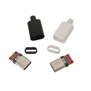 5Pcs TYPE C USB 3.1 24 Pin Male Plug Welding Connector Adapter with Housing Type-C Charging Plugs Data Cable Accessories Repair