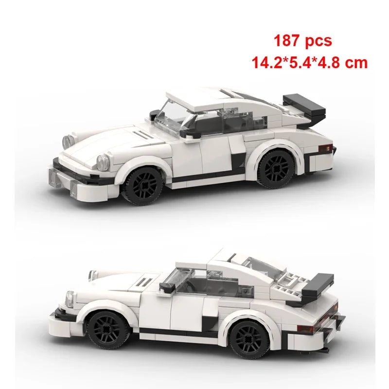 Technical Car Speed Racing Building Blocks Bricks Sets Sports Car MOC Garage City Vehicle Creative Toys For Kids