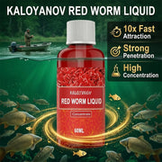 60ml Red Worm Liquid Concentrated Fish Attractant for Carp Fishing Bait Additive Lure Scent Fast Attraction Professional Gear