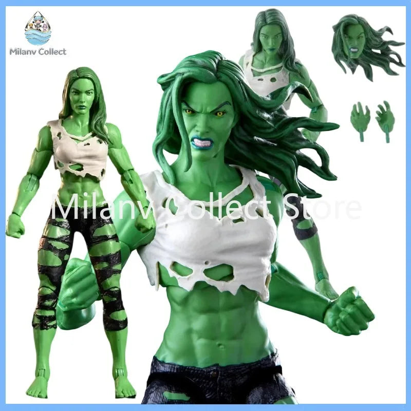 Marvel Legends Hulk Action Figure Toys High Quality Women Hulk Statues Model Doll Collectible Ornaments Christmas Gift