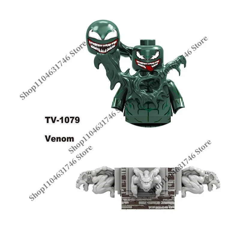 Marvel Mini assembly brick toys The Fantastic Four Superhero Building block Silver Surfer Galactus doll block toys party gifts