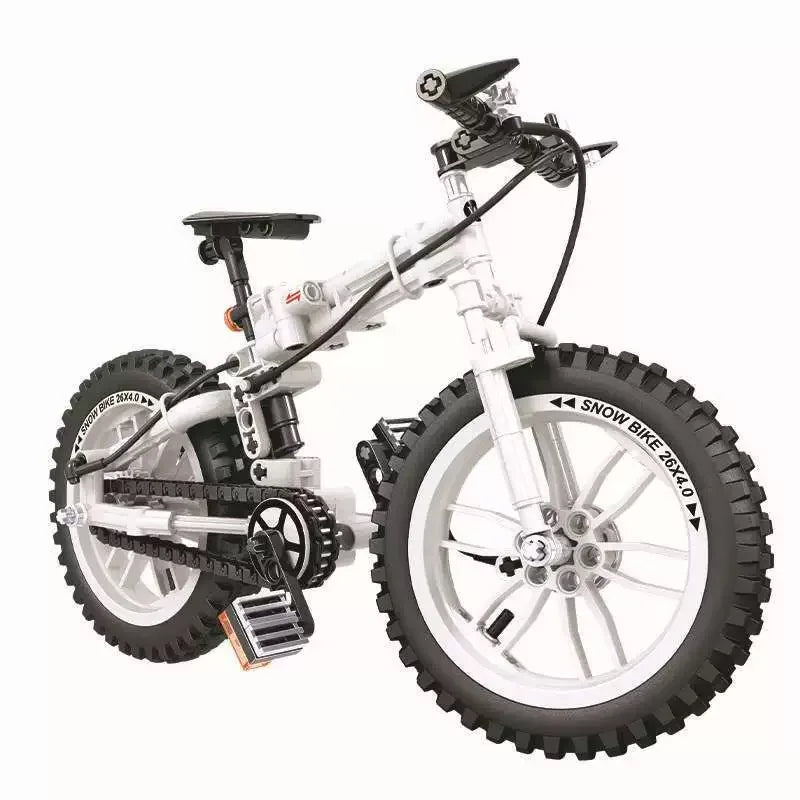 246PCS bicycle mountain bike building block model technology assembly children's educational building toys holiday gifts