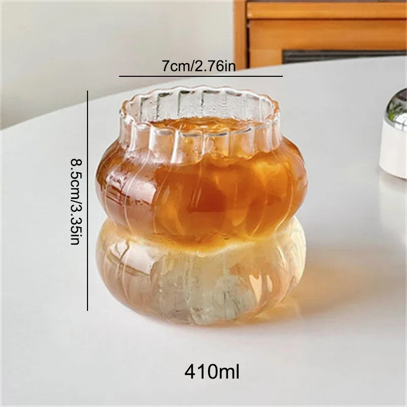 Creative Glass Cup Transparent Heat-resistant Tumbler Juice Milk Coffee Mug Home Water Glasses Beer Cocktail Glasses Drinkware