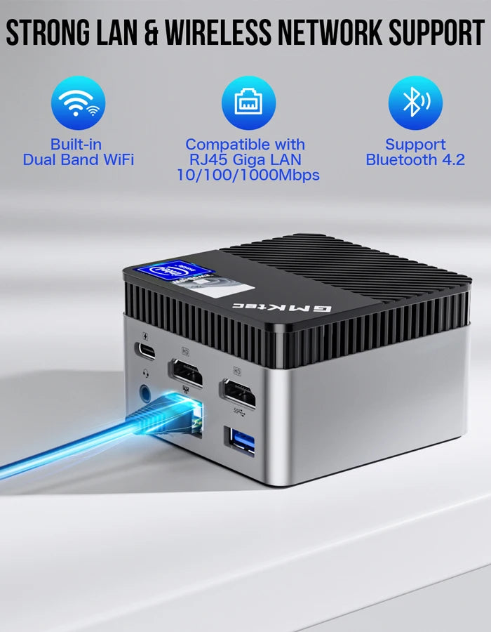 GMKtec Mini PC GMK G5 NUCBOX Intel N97 system Window 11Pro DDR5 4800MHz WIFI 5 BT 5.0 GMKtec Mini Pc